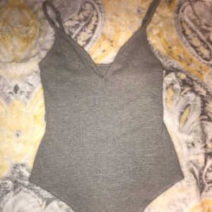 Grey bodysuit